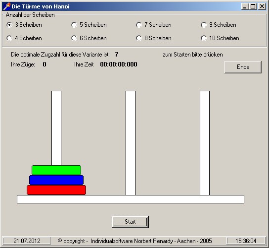 Die Türme von Hanoi